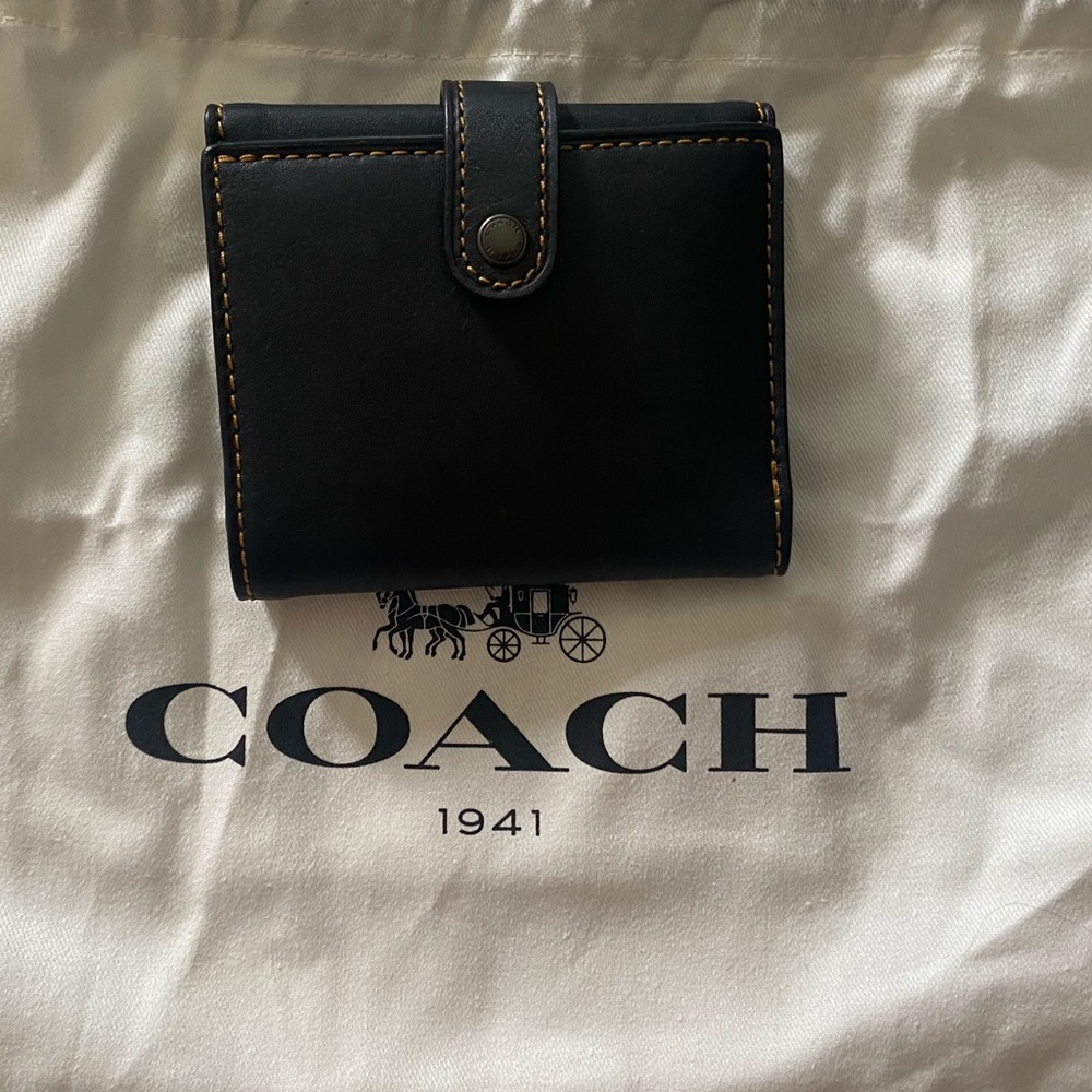 Coach Leather Trifold Wallet